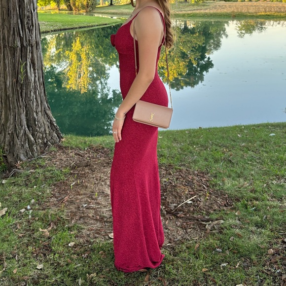 BCX Juniors' Rose-Trim Bustier Gown - Picture 2 of 4